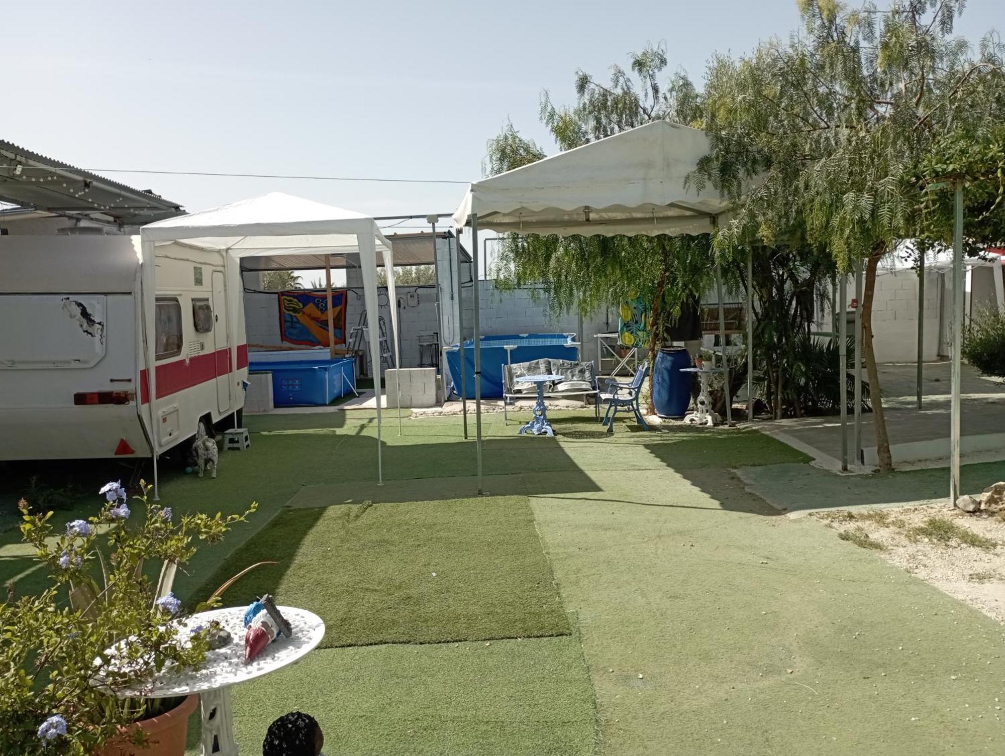 Camping Mascotas cerca de Alicante Sax Exterior foto